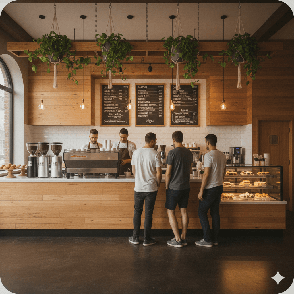 Coffee shop interior