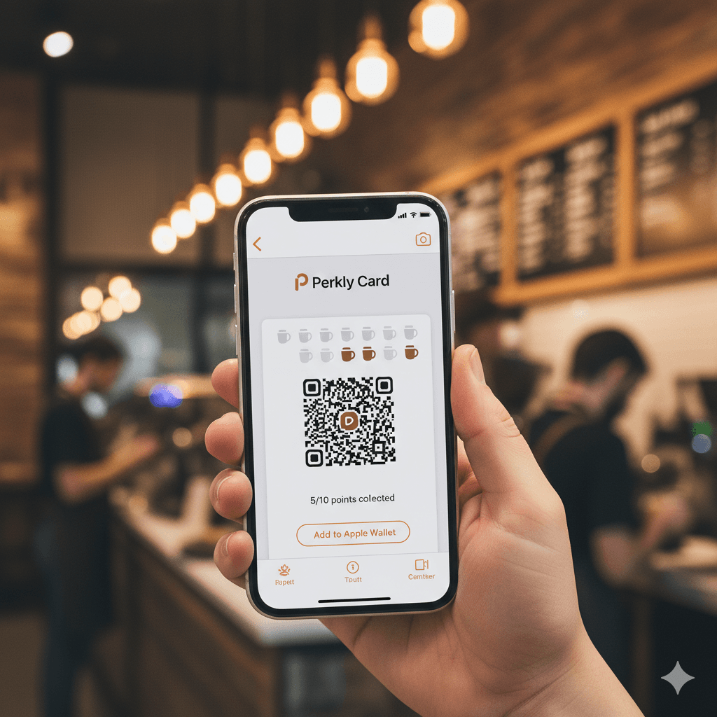 Modern counter with simple menu board